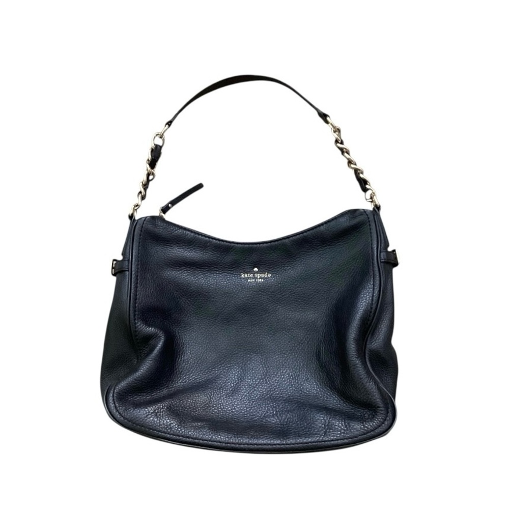 Kate Spade Pine Street Finley Hobo Pebbled Leather Black - Picture 3 of 6